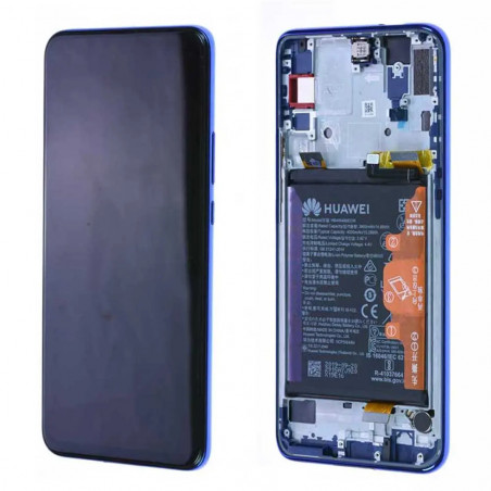 Ecran Huawei P Smart Z Bleu + Châssis / Batterie Origine